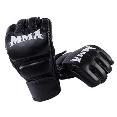 Imagem de simhoa para homens e mulheres, de artes marciais, de kickboxing das mãos abertas, de para, PRETO