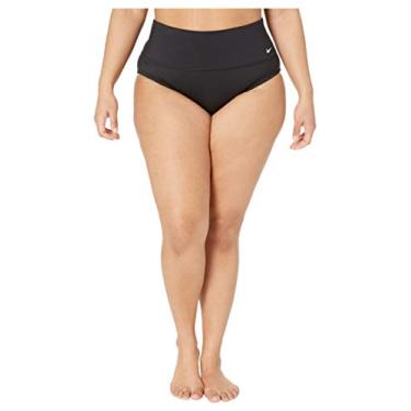 Imagem de Calça Nike Plus Size Essential de cintura alta, Preto, 3X