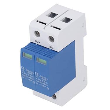 Imagem de Dispositivo de Proteção contra Surtos de Tensão SPD Disjuntor Fotovoltaico Protetor 35 Trilhos de Guia Padrão DC1000V 40KA (2P)