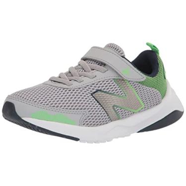Imagem de New Balance Tênis de corrida infantil Dynasoft 545 V1 com gancho e laço, Vison prateado/primavera/índigo natural, 3 Wide Infant