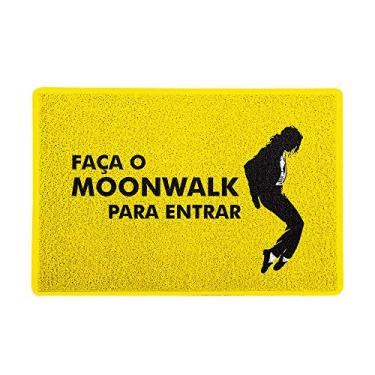 Imagem de Capacho/Tapete 60x40cm - Faça o Moonwalk Amarelo