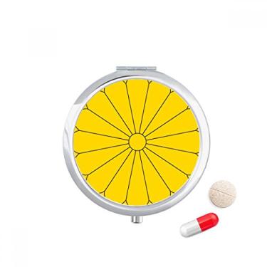 Imagem de Porta-comprimido com emblema nacional do Japão, caixa de armazenamento de medicamentos