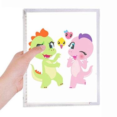 Imagem de Caderno Dinossauro Kingdom Love You com Folhas Soltas e Diário Recarregável