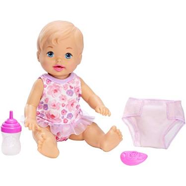 Imagem de Boneca com Mecanismo Little Mo Mommy Bebe Faz Xixi Mattel