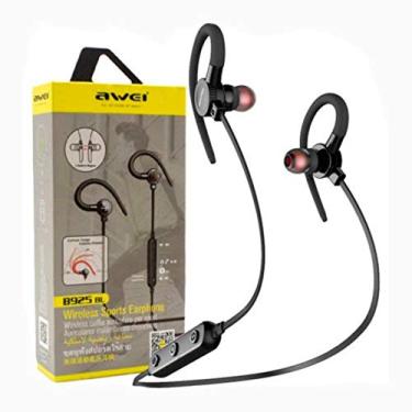 Imagem de Fone de Ouvido Bluetooth Esportivo Sports com Gancho Redução de Ruído Awei B925 BL