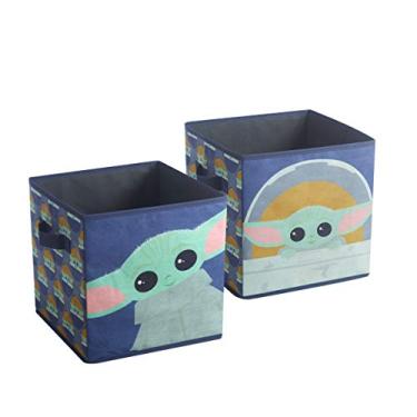 Imagem de Idea Nuova Star Wars The Mandalorian,The Child Set of 2 Durable Storage Cubes with Handles