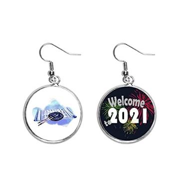 Imagem de Poesia Antiguidades Caligrafia China Brincos Brincos Brincos Joias 2021 Blessing