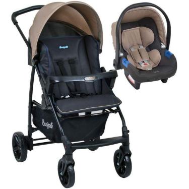 Imagem de Travel System Ecco Com Bebê Conforto Touring X Cinza Bege