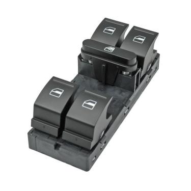 Imagem de Botão do Vidro Elétrico Amarok Jetta Passat Tiguan Com Trava Levantar Vidro 10 Vias - Marília - 31858