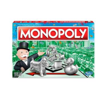 Imagem de Jogo De Tabuleiro Monopoly Original Peças Metal Hasbro C1009