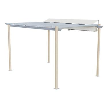 Imagem de Pergolado Retrátil Alumínio E Poliester Tenda 4x2.8m - Samoa