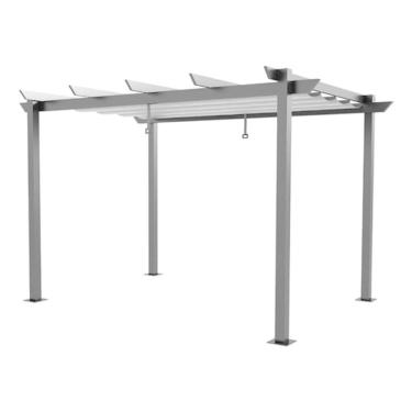 Imagem de Pergolado Retrátil Alumínio E Poliester Tenda 4x2.8m - Malta