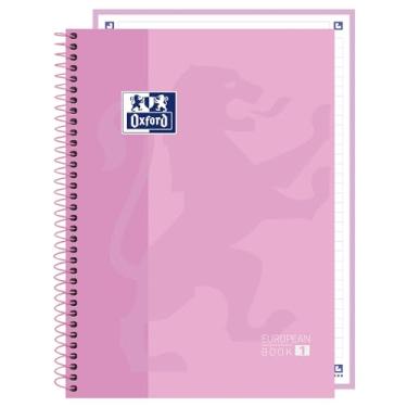 Imagem de Caderno Espiral Capa Dura – Oxford Europeanbook – 1 Materia – 80 Folhas – Lavanda