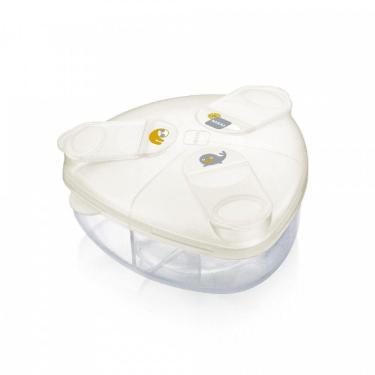 Imagem de Porta Leite em Pó Bebê Milk Powder Triangular Neutro - MAM