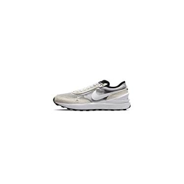 Imagem de Nike Waffle One DC0481-100 Boys Casual Shoes (Summit White/Black-Orange)