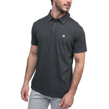 Imagem de INTO THE AM Camisas polo para homens - Camisa masculina com colarinho de ajuste confortável P - 4GG camisas de golfe clássicas de manga curta, Marca - Carvão, XXG
