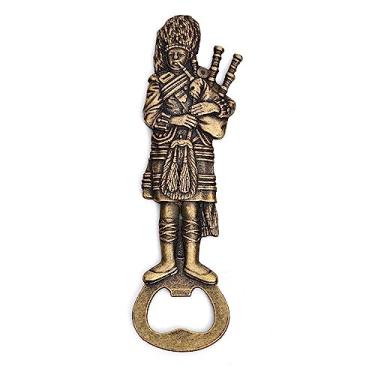 Imagem de LSJ ORIGINAL Abridor de garrafa de cerveja Scottish Highland, abridor de garrafa legal para ferramenta de bar, removedor de tampa de refrigerante e cerveja, gadget legal e divertido