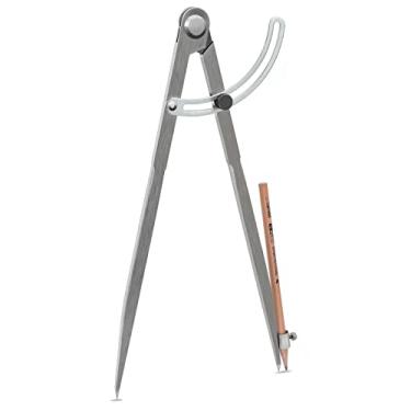 Imagem de Bússola para geometria, bússola para marcenaria, bússola de precisão de 40 cm com divisor de asa e suporte de lápis, bússola grande para geometria, bússola para marcenaria, desenho, bússola de desenho