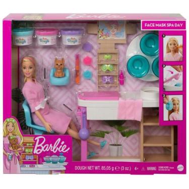 Imagem de Boneca Barbie E Cachorrinho Dia No Spa De Luxo Mattel Gjr84