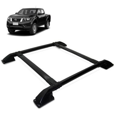 Imagem de Rack de Teto Bagageiro Frontier 2017 a 2023 Tubolar Preto