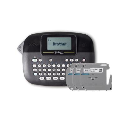 Imagem de Kit Rotulador Brother PT-M95BK + 3 Fitas M231