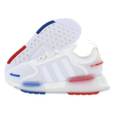 Imagem de adidas Tênis infantil NMD_V3 (Branco/Vermelho/Azul, us_Footwear_Size_System, Big_Kid, Numérico, Médio, Numérico_5), 18