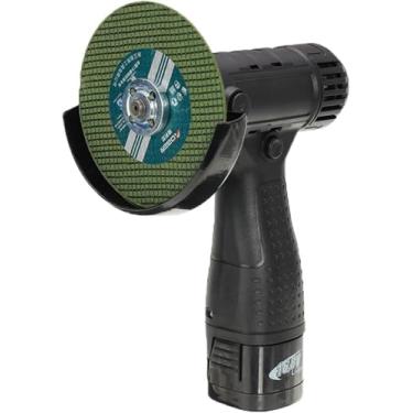 Imagem de Esmerilhadeira angular sem fio de 18 V, mini esmerilhadeira angular de 76 mm operada por bateria, 11000 RPM, máquina de polimento de corte de diamante para corte e polimento, 1 bateria