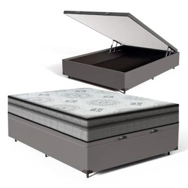 Imagem de Cama Box Baú com Colchão Espuma D33 Pillow In - Anjos - Ortosleep (Casal)