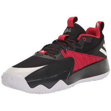 Imagem de adidas Unissex-Adult Dame Certified, Better Scarlet/Branco/Preto, 11 Women/10 Men