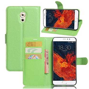 Imagem de Capa Meizu Pro6 Plus – Capa carteira de couro PU Manyip para MEIZU Pro6 Plus, capa de proteção de telefone estilo empresarial, capa com [compartimentos para dinheiro e cartão]