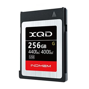 Imagem de Cartão de memória XQD 256GB, 5X resistente MLC XQD Flash Memory Card High Speed G Series| leitura máxima 440MB/s, gravação máxima 400MB/s