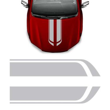 Imagem de Adesivo Do Capô Faixa Carro Tuning Personalizado Universal - SPORTINOX