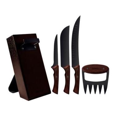 Imagem de Kit Churrasco Tramontina Black 5 Peças