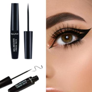 Imagem de Delineador preto 5,8ml ruby rose