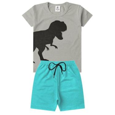 Imagem de Conjunto Infantil Verão Menino Dinossauro - Mescla - Magia Baby, 03