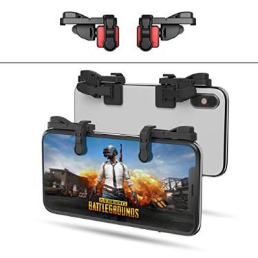 Imagem de Controlador móvel para jogos IFYOO Z108 compatível com PUBG Mobile/Fortnitee Mobile/Call of Duty Mobile, Sensitive Shoot and Aim Trigger L1R1 compatível com Android e iPhone, 1 Pair