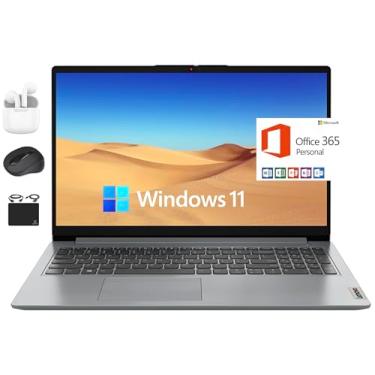 Imagem de Lenovo IdeaPad Laptop emblemático mais recente, tela HD de 15,6 polegadas, processador Intel Dual Core de até 2,8 GHz, 12 GB RAM, SSD de 512 GB + eMMC de 128 GB, Microsoft Office 365 1-Y, Wi-Fi 6,