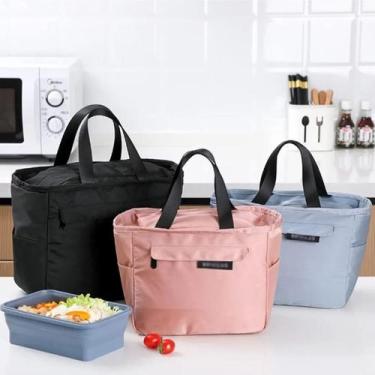 Imagem de Bolsa Térmica Para Marmita Academia Lancheira Transversal Multifuncion