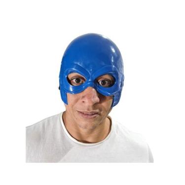 Imagem de Máscara Capitão América Infantil p/ Festas e Fantasia - Lynx Produções
