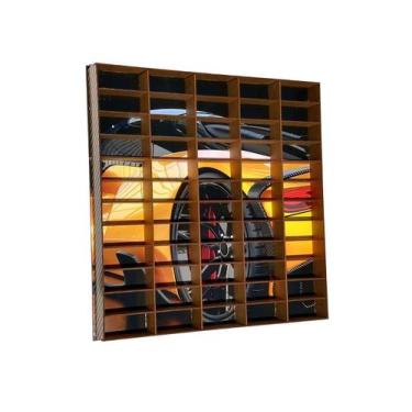 Imagem de Expositor Carrinhos Para Coleção Brinquedo Adesivado Mdf - Mdf Store