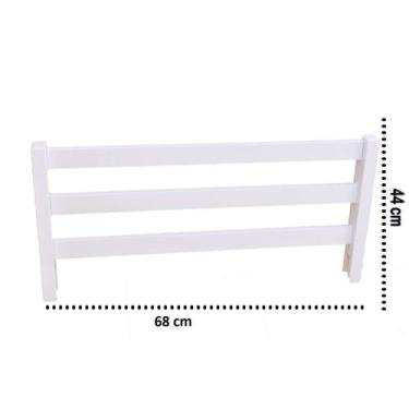 Imagem de Cama Solteiro Infantil  Com Grade - CAMAS VALINO , Branco