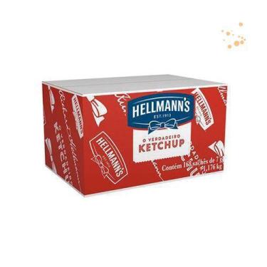 Imagem de Ketchup Hellmanns Sache 7g Com 168 Unidades