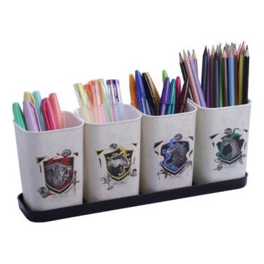 Imagem de Porta Lápis Caneta Disney Kit Organizador Infantil Criança - Plasutil