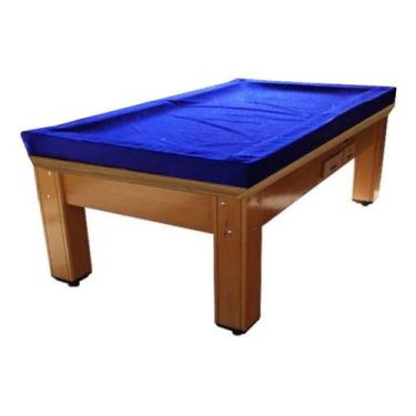 Imagem de Capa Protetora De Cobrir Mesa De Sinuca bilhar Azul 230x135x50 - lnnac