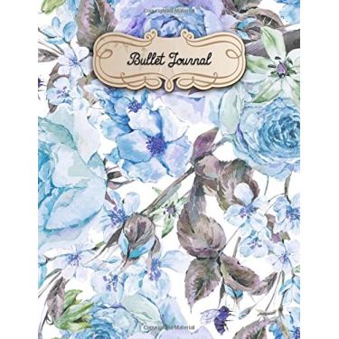 Imagem de Bullet Journal: A4-160 pages - Fleurs - couverture souple glossy - Pointilles - Dot point, bullet journal, dot grid, planner, planning, organizer, journal, Fleurs, Bujo