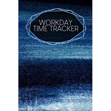 Imagem de Workday Time Tracker: Weekly Time Sheet Logbook for Employees | 2 years | 120 pages | 6x9 | record overtime and working time | time in, time out, breaks | overview | subject: Powder blue