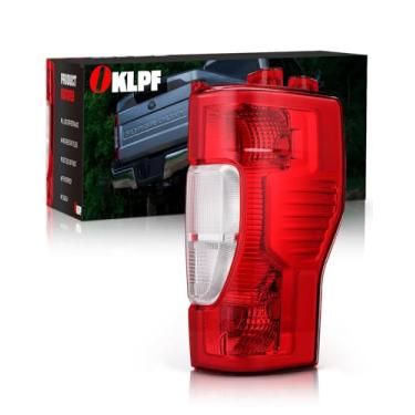 Imagem de OKLPF Luz traseira de freio traseiro compatível com 2020 2021 2022 Ford F250 F350 F-250 F-350 ReplacementL C3Z13404C, FO2801278, conjunto de luz traseira vermelha de substituição, lanterna traseira do