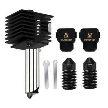 Imagem de LANKEGU Kit De Atualização Hotend Para Bambu Lab A1/A1 Mini, Conjunto De Extremidade Quente 0,4/0,6/0,8 Mm Bico De Aço Temperado E Meia De Silicone Para Peça De Impressora 3D Bambu Lab