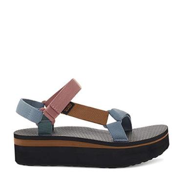 Imagem de Teva Sandália feminina W Flatform universal, Luz múltipla, 9