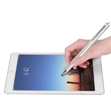 Imagem de Caneta Digital Touch Screen Stylus Portátil Smartphone Marca 2018 (Prata)